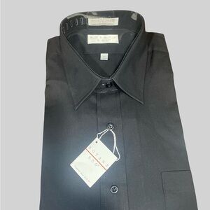 Botany 500 Vintage Men's Black Dress Shirt